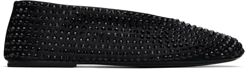 Khaite Black 'The Marcy' Ballerina Flats 1