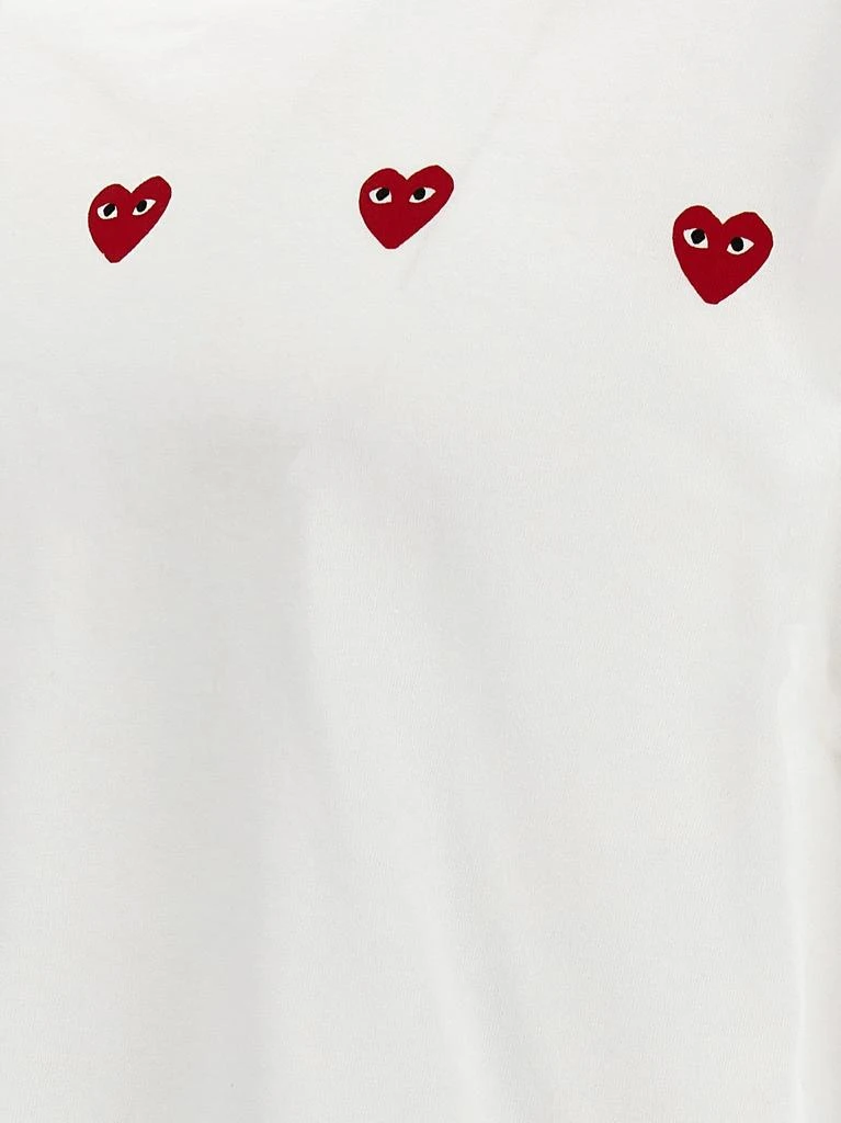 Comme des Garçons Play Comme des Garçons Play Triple Hearts Crewneck T-Shirt 4