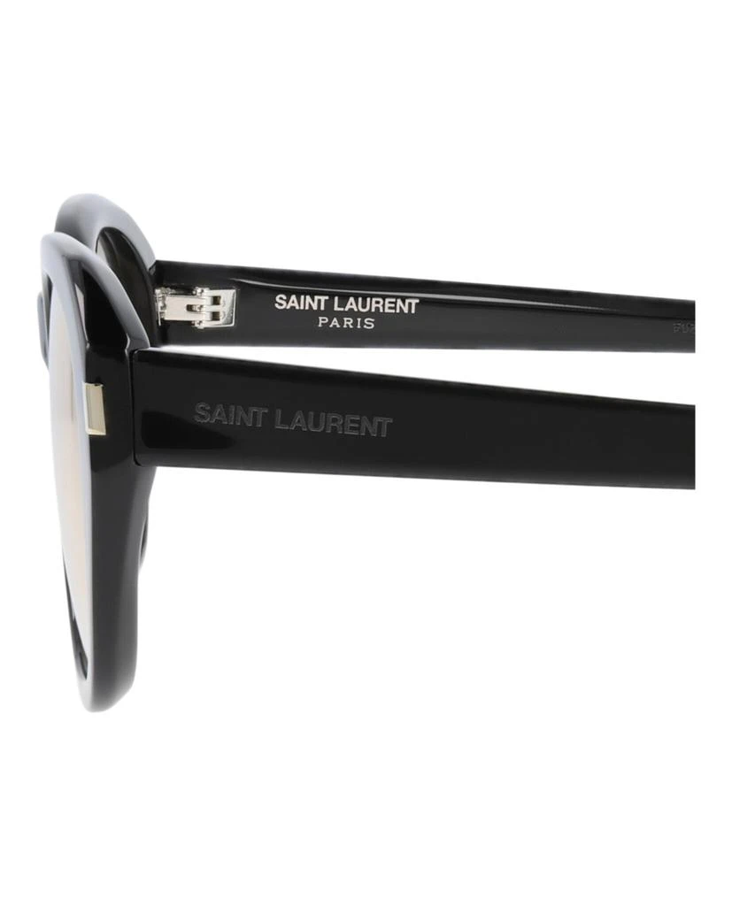 Saint Laurent Round-Frame Recycled Acetate Sunglasses 3