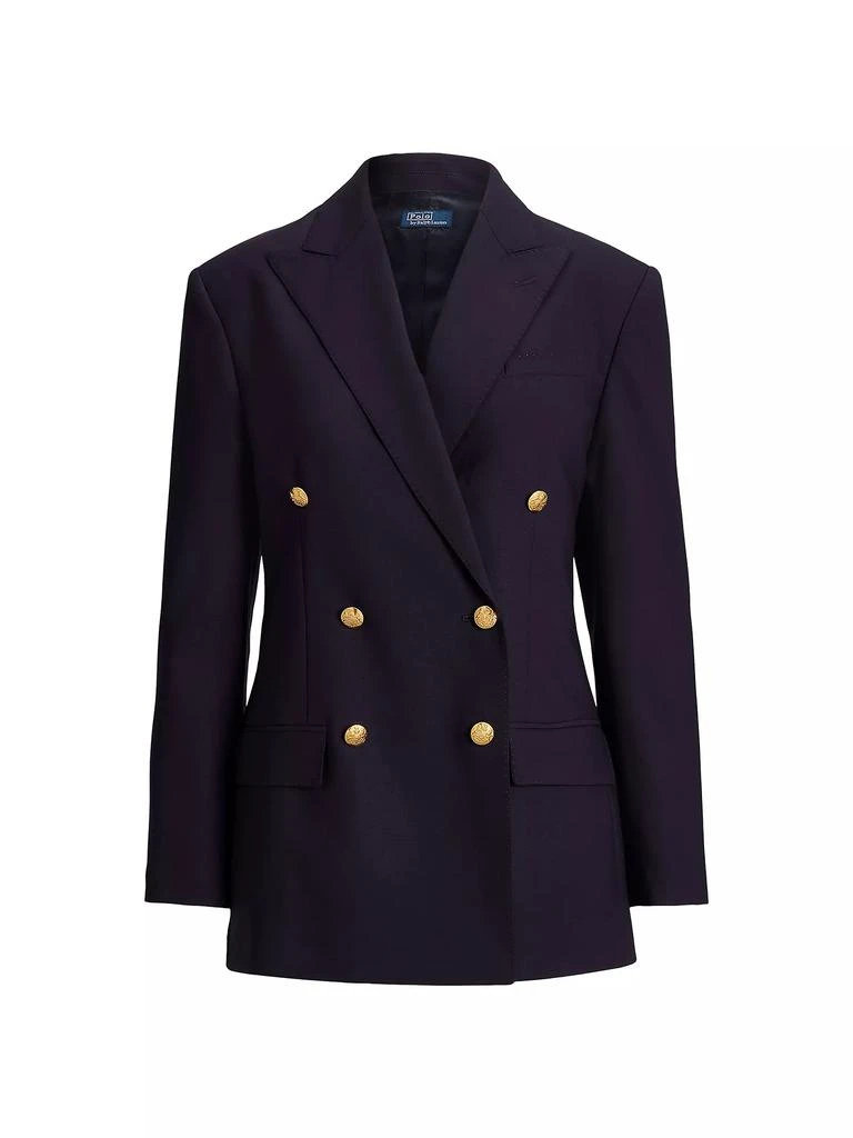 Ralph Lauren Double-Breasted Wool-Blend Blazer 1