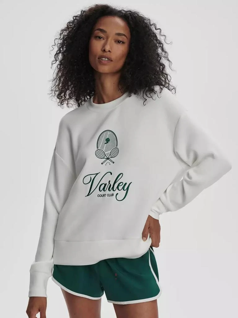Varley Varley Women
s Rasco Tennis Crewneck Sweatshirt 1