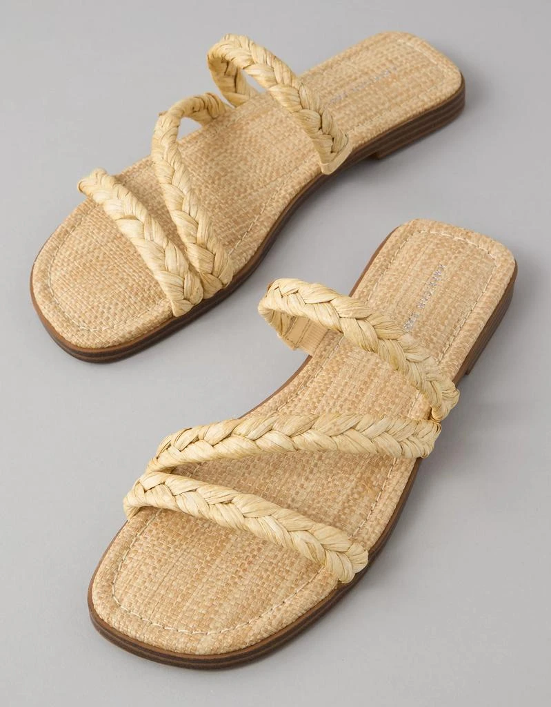 AE AE Raffia Braided Slide Sandal 2