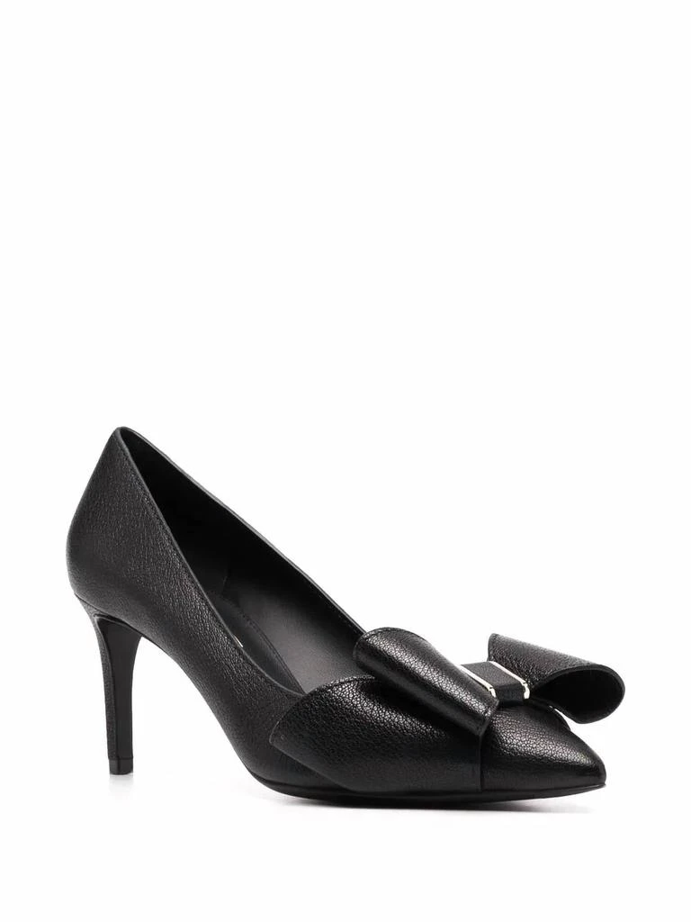 Salvatore Ferragamo Women
s Zoey Bow-Detail Pumps In Black 2