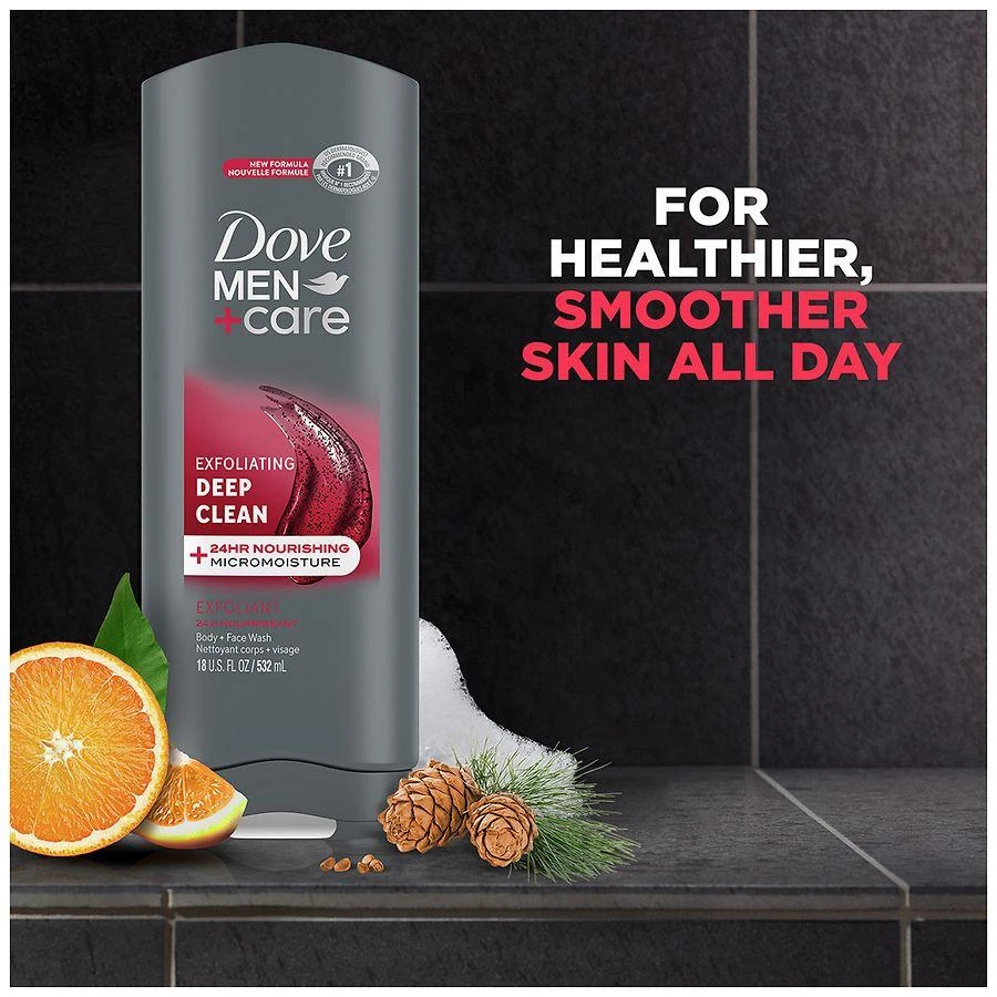 Dove Body and Face Wash Exfoliating Deep Clean 8