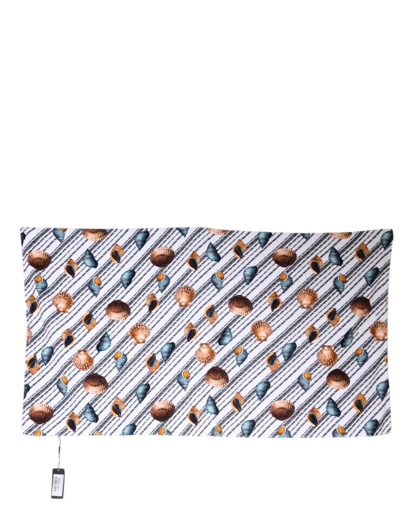 Dolce 
Gabbana Stripes Seashells Beach Women
s Towel