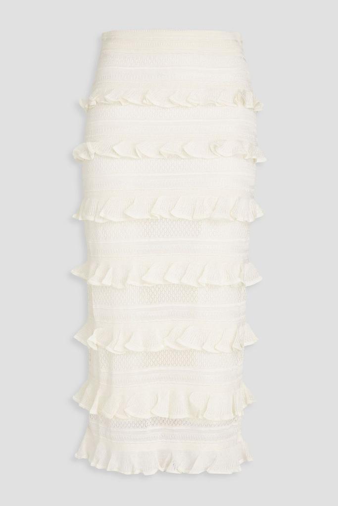 【Zimmermann】Crush Frilled knitted maxi dress Zimmermann Crush Frilled knitted maxi dress - Dresses