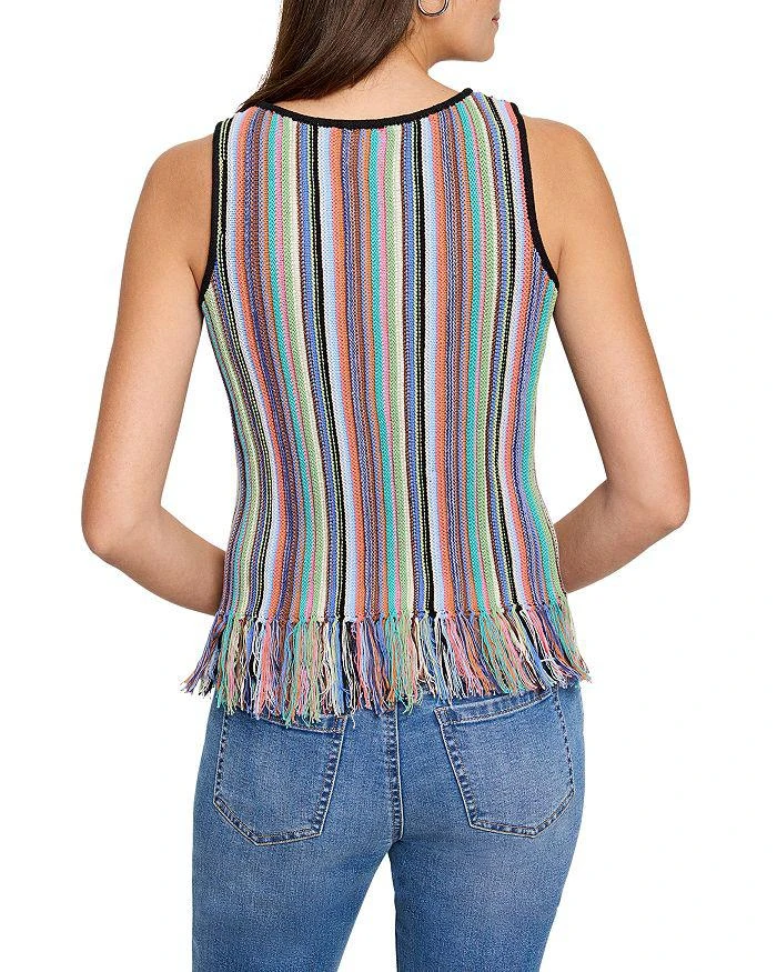 NIC+ZOE Falling Fringe Sleeveless Sweater 3