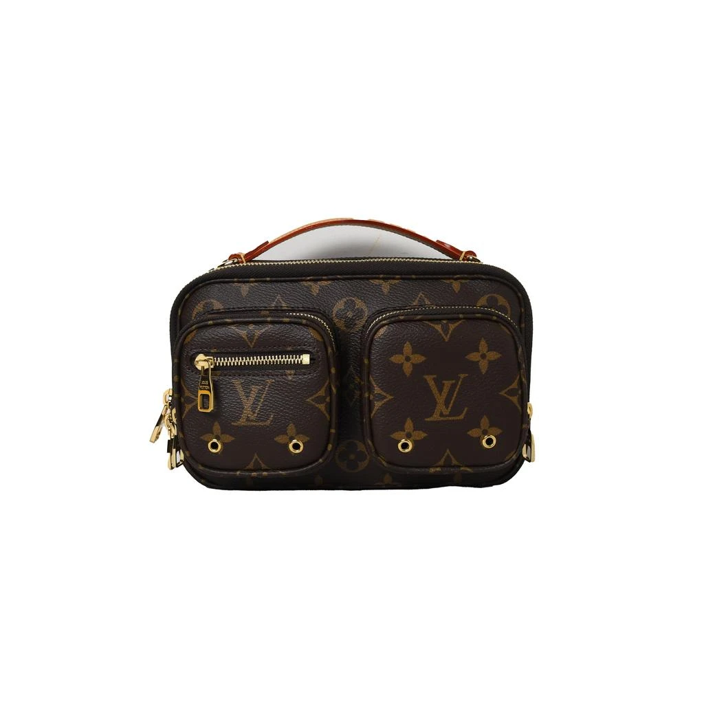 LOUIS VUITTON Louis Vuitton Utility Crossbody Bag Monogram Brown 1