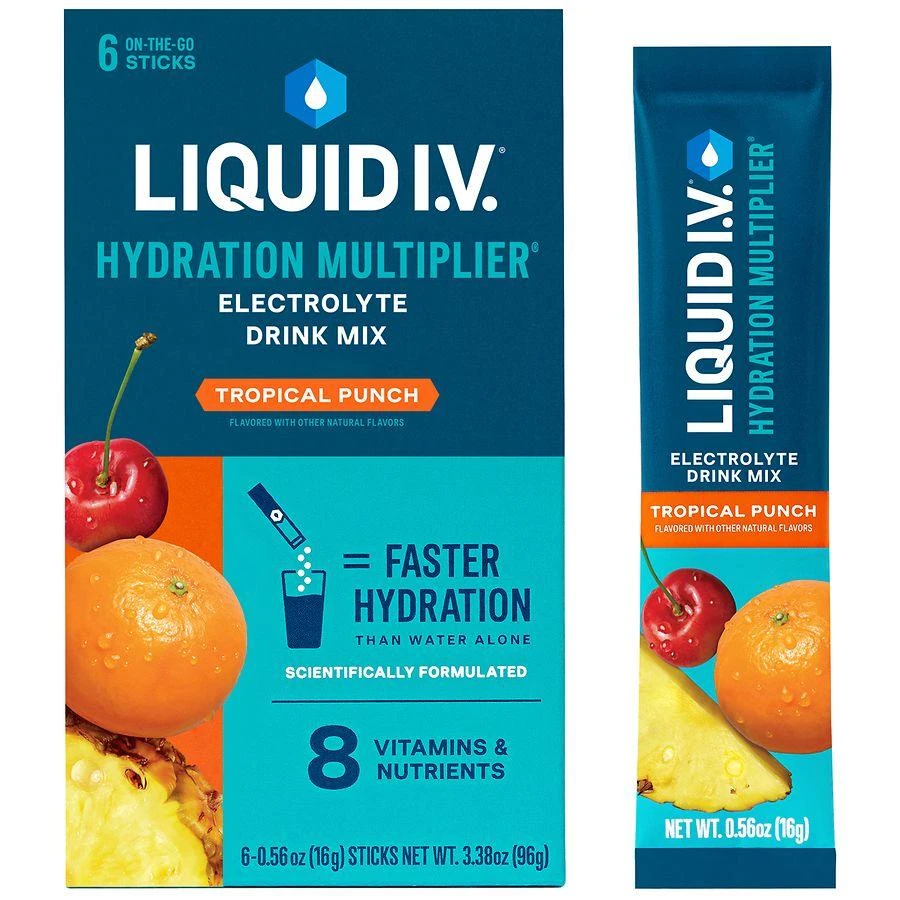 Liquid I.V. Electrolyte Drink Mix Tropical Punch, 6ct 3