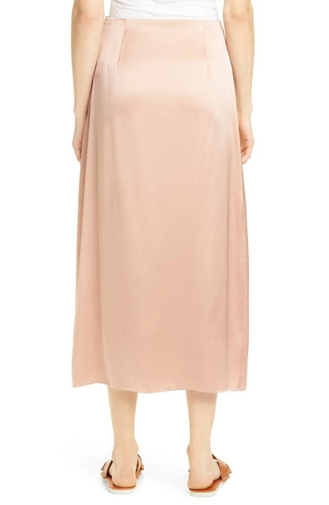 Vince Side Pleat Faux Wrap Skirt 2