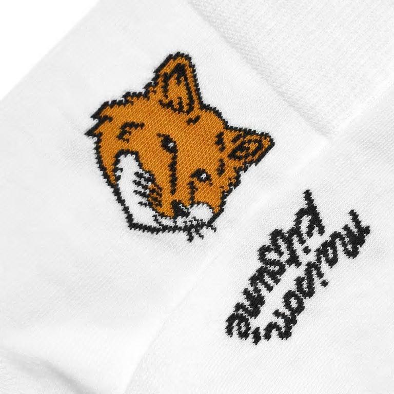 Maison Kitsune FOX MOTIF COTTON BLEND SOCKS