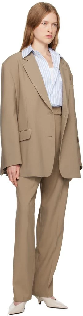 The Frankie Shop Beige Bea Blazer 4