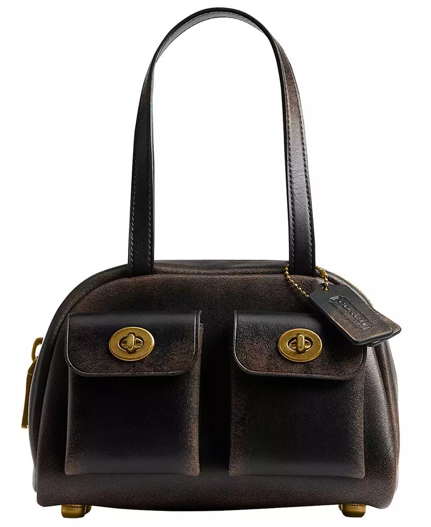 Coach Women's Twin Turn Lock Pocket Mini Shoulder Bag