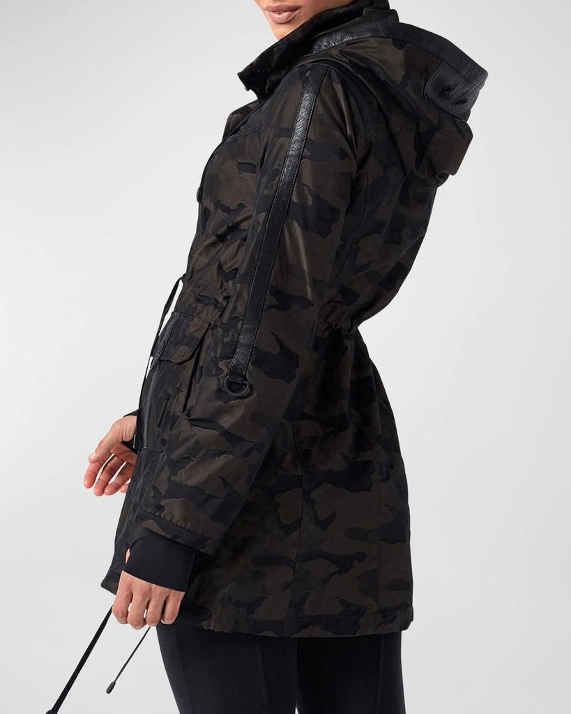 Blanc Noir Camo-Print Hooded Anorak Jacket 4