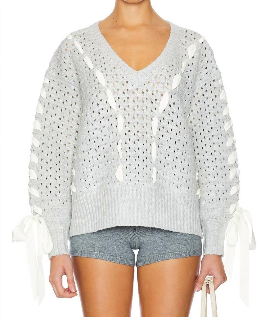 For Love & Lemons For Love & Lemons - liberty v neck sweater