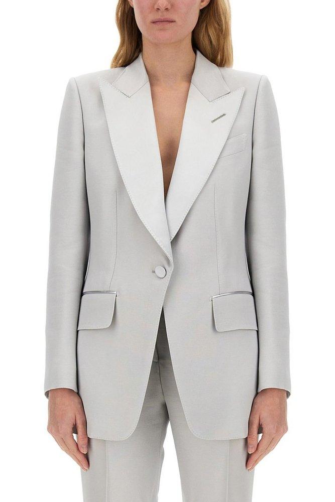 Tom Ford Tom Ford Lustrous Barathea Single-Breasted Tuxedo Jacket