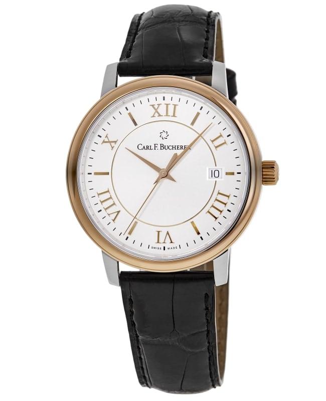 Carl F. Bucherer Carl F. Bucherer Adamavi Silver Dial Leather Strap Men's Watch 00.10314.07.15.01