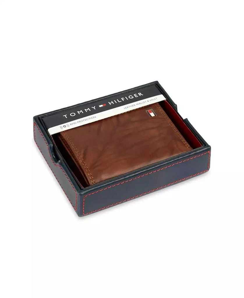 Tommy Hilfiger Men
s Ribbon Striped Trifold Wallet 7