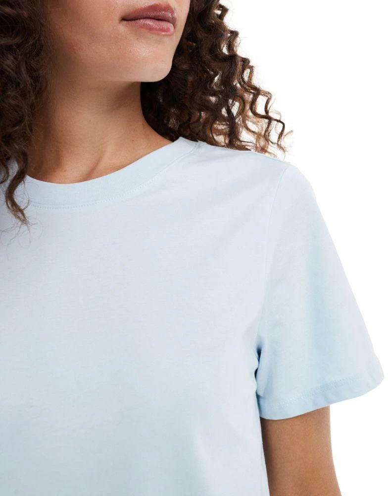 Monki Monki short sleeve t-shirt in light blue 2