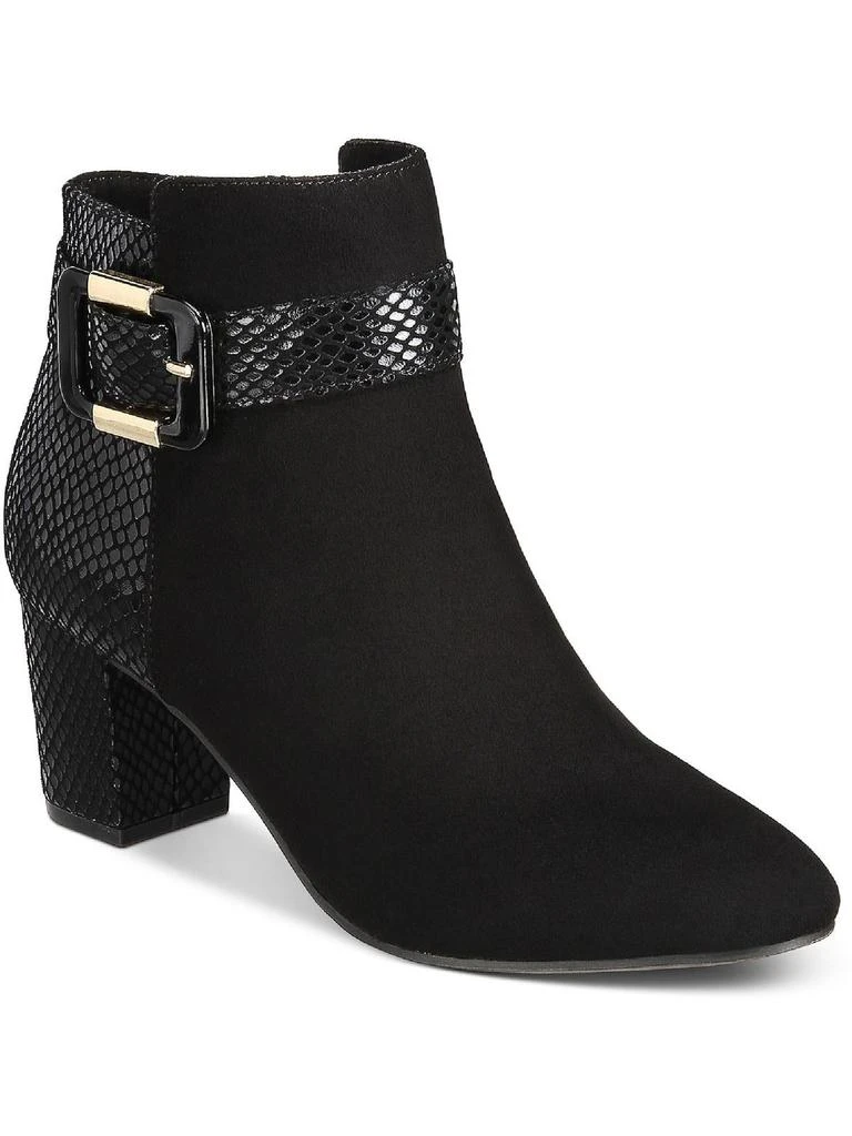 Karen Scott Ivvy Womens Zipper Almond Toe Ankle Boots 1