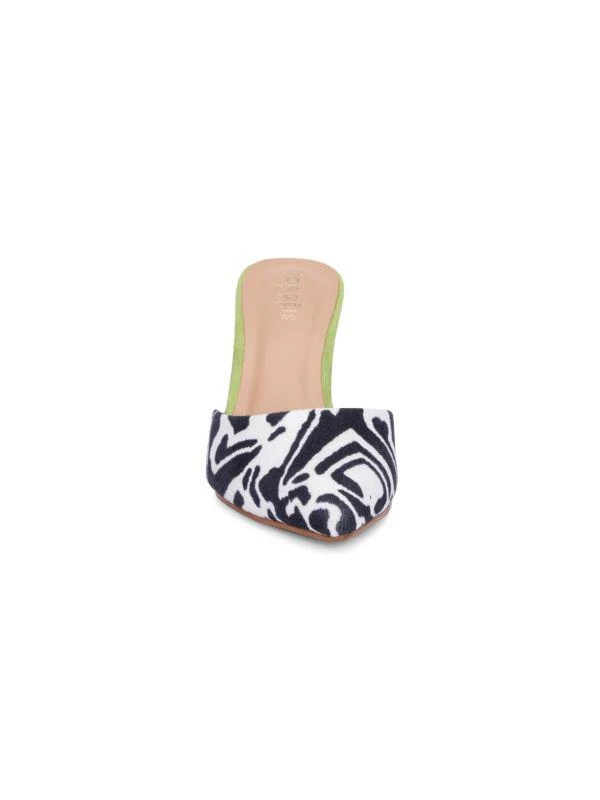 Torgeis Piper Zebra-Print Heel Mules 4
