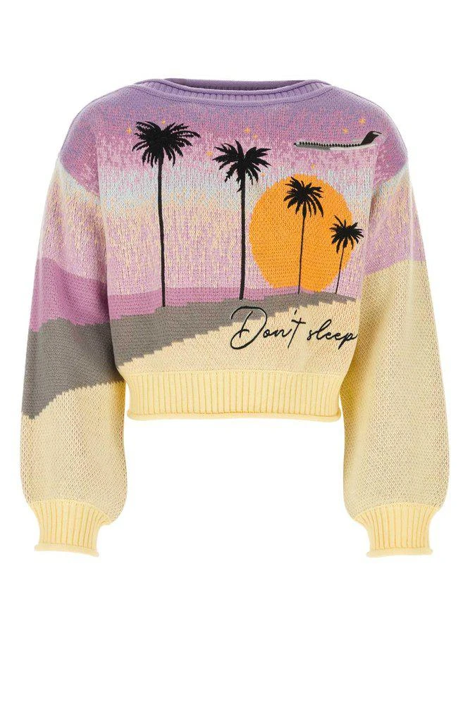 House Of Sunny HOUSE OF SUNNY Cropped Knitted Jumper 1