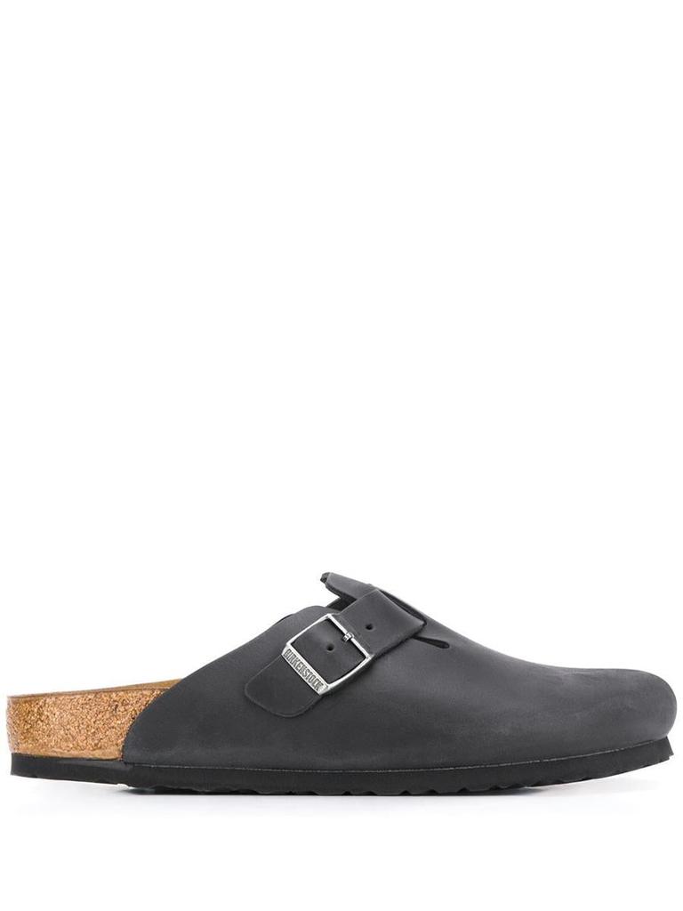 サンダル BIRKENSTOCK Boston bs leather sabot Amazon.com | Birkenstock Boston BS Large Elegant Pin Buckle