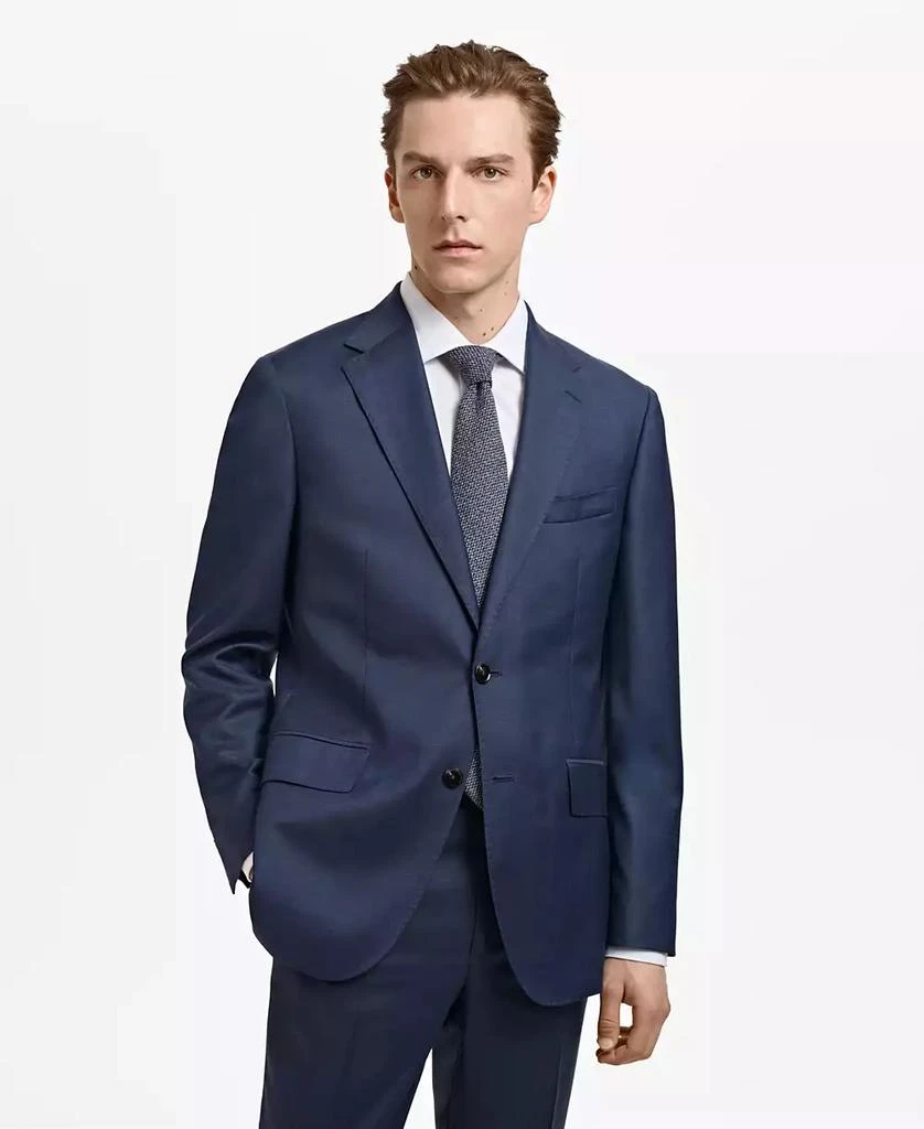 Mango Men's Venice Virgin Wool Suit Blazer 1