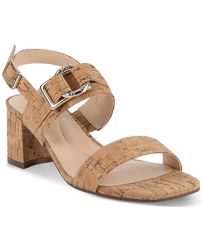 JONES NEW YORK Women's Yahssa Buckled Block Heel Dress Sandals 1