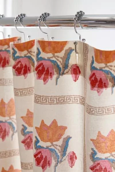 Urban Outfitters Bridgette Floral Shower Curtain 3