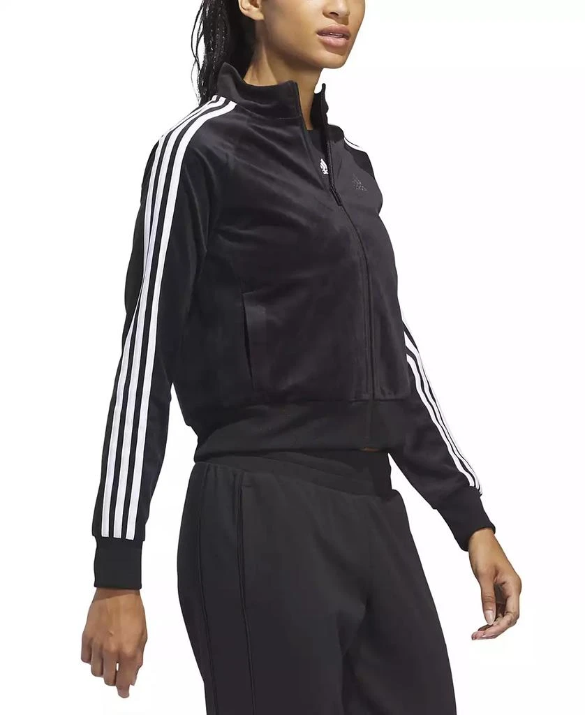 Adidas Women's Y2K Velour Glam Jacket 3
