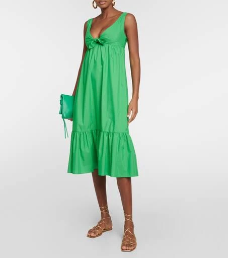 RED Valentino Cotton-blend poplin midi dress 2