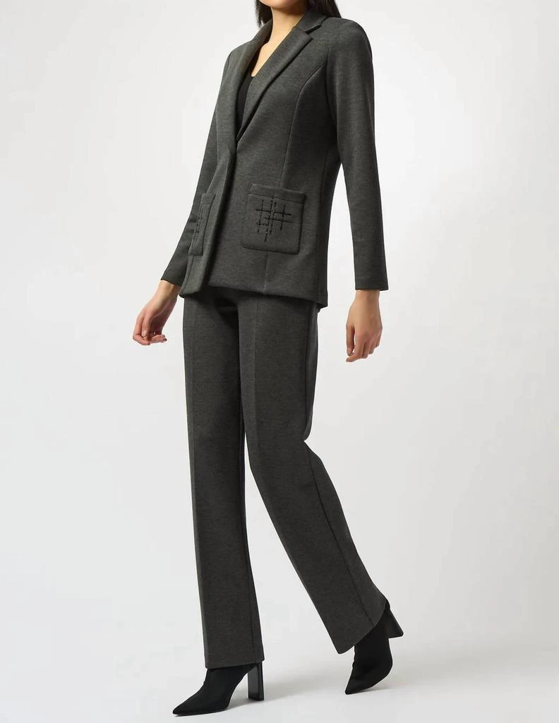 JOSEPH RIBKOFF Joseph Ribkoff - Fitted V-neck Blazer 4