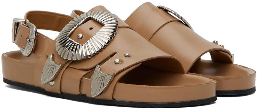 Toga Pulla SSENSE Exclusive Beige Hardware Sandals 4