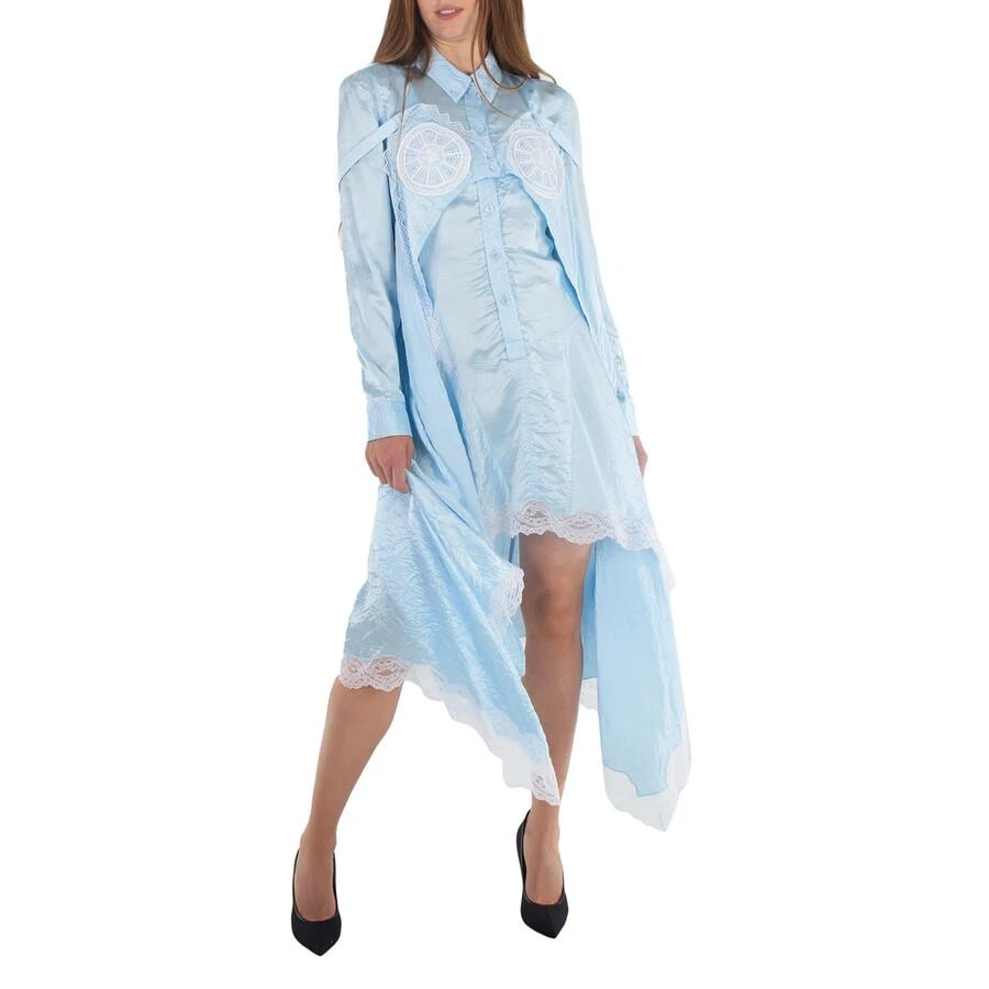 Burberry Crinkled Effect Long Sleeve Dress, Brand Size 4 (US Size 2) Burberry Crinkled Effect Long Sleeve Dress, Brand Size 4 (US Size 2)