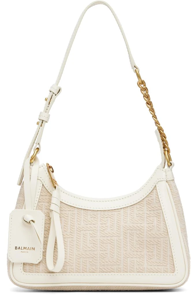 Balmain Beige B-Army Bag 1