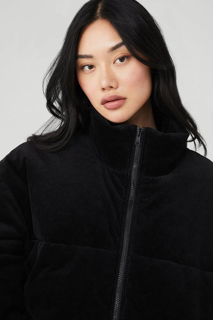 Alo Corduroy Stage Puffer - Black 4