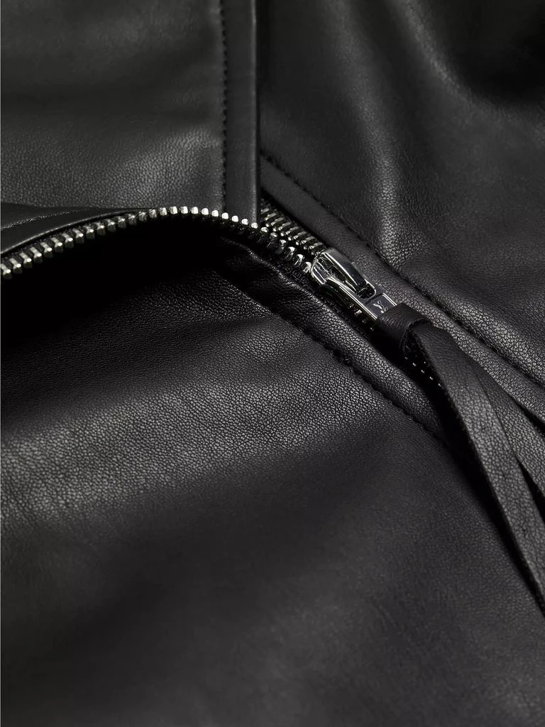 Susana Monaco Faux Leather Moto Jacket 7