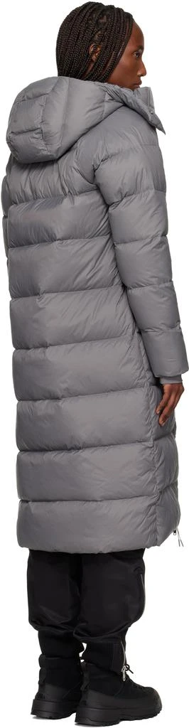 The North Face Gray City Long Hooded Down Jacket 3
