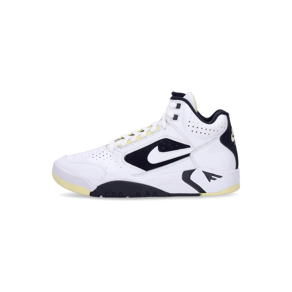 NIKE Air Flight Lite Mid Men's High Shoe White/white/lemon/black 1