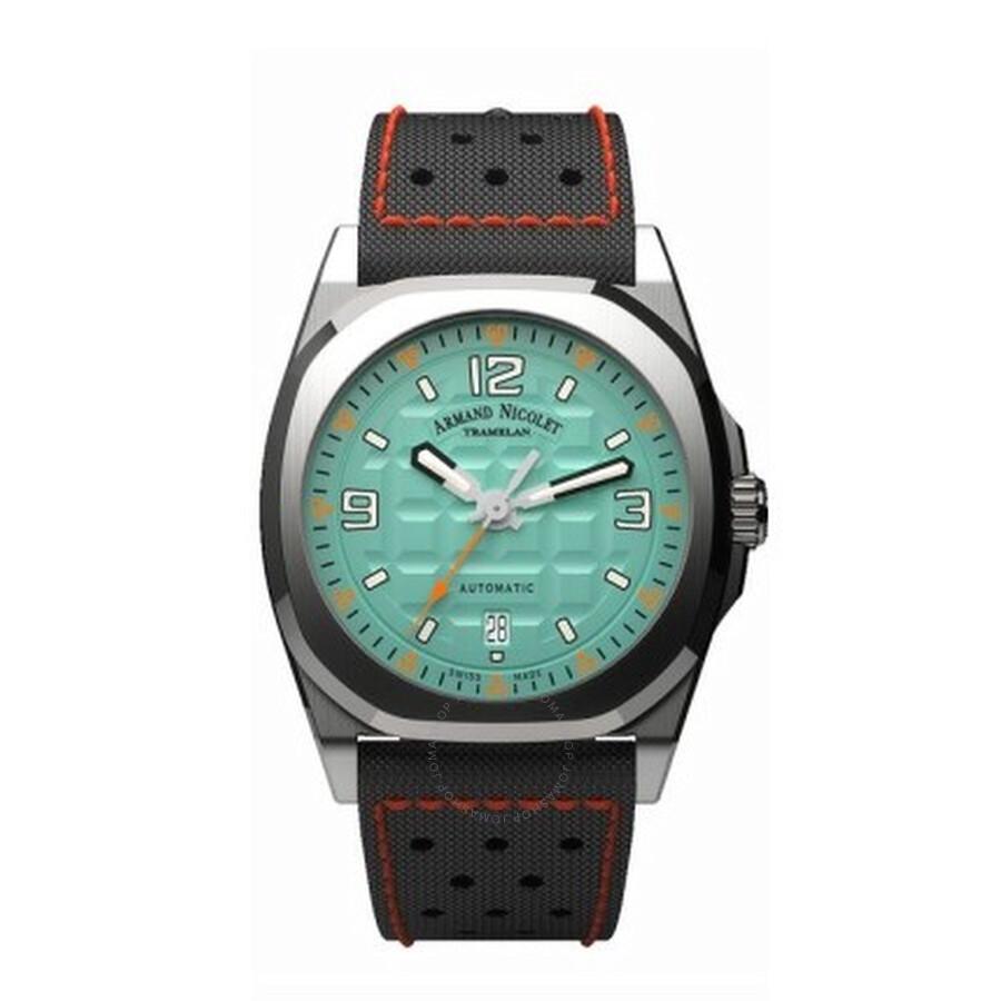 Armand Nicolet JH9 Automatic Aqua Blue Dial Men's Watch A660HAA-ZO-P0668NO8