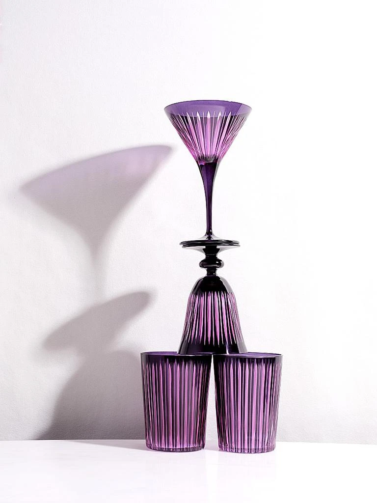 L
Objet Prism 4-Piece Wine Glass Set 7