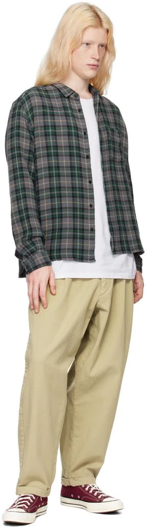 YMC YOU MUST CREATE Beige Peg Trousers 4