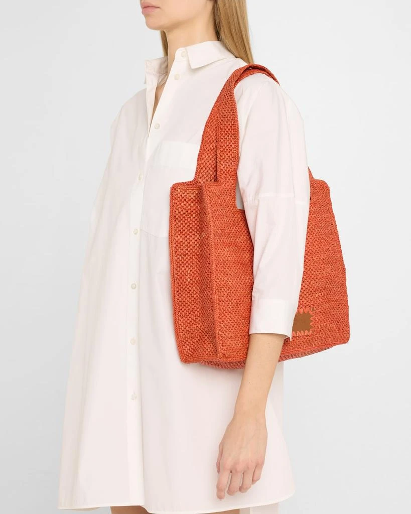 THEMOIRe Morea Medium Eco Fabric Shoulder Bag 2