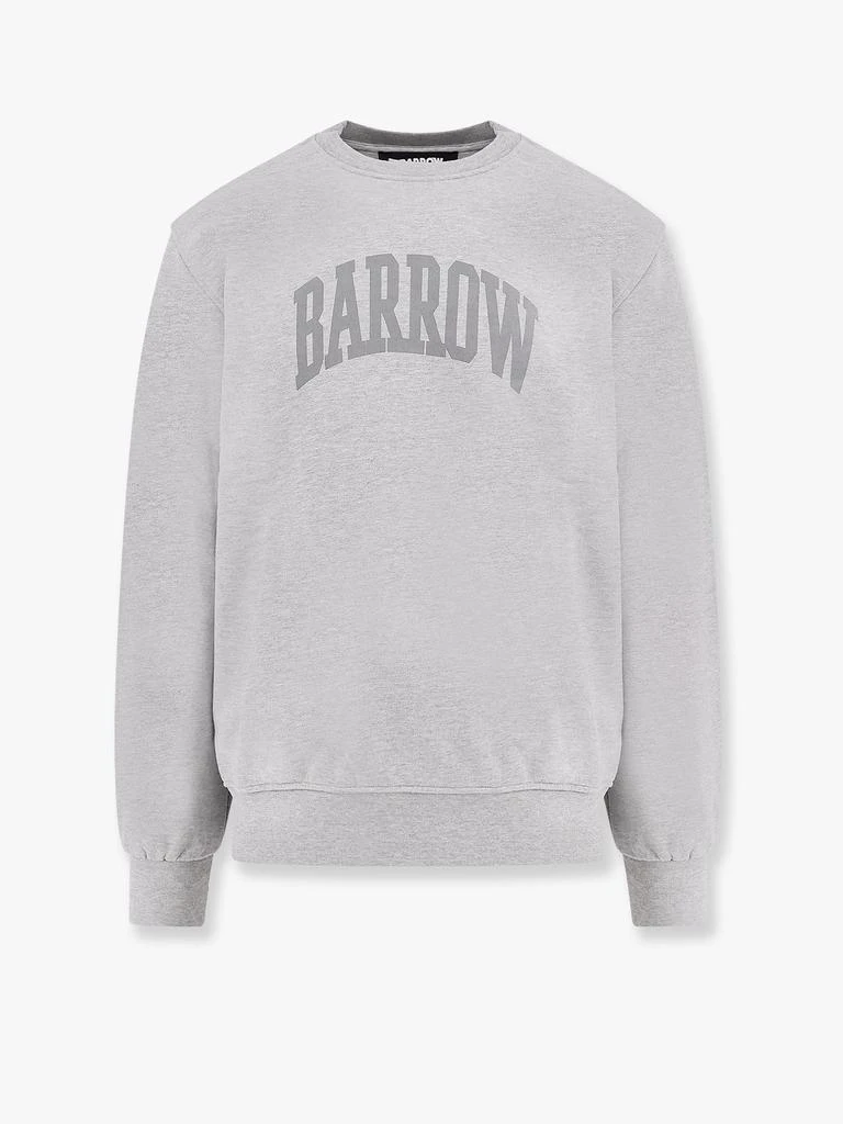 BARROW Cotton sweatshirt with logo on the front 1