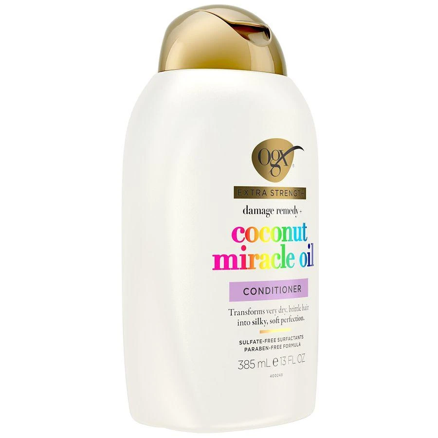 OGX Extra Strength Damage Remedy + Coconut Oil Conditioner Coconut Milk, Tangerine, & Warm Vanilla 3