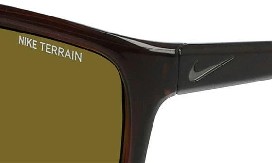NIKE Adrenaline 66mm Rectangular Sunglasses 9
