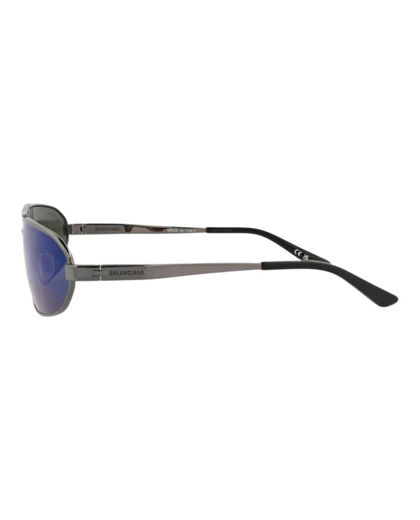 Balenciaga Shield-Frame Metal Sunglasses 3