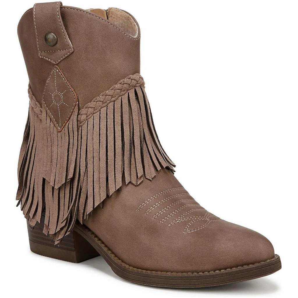 Blowfish Womens Tassel Man Made Mid-Calf Boots 1