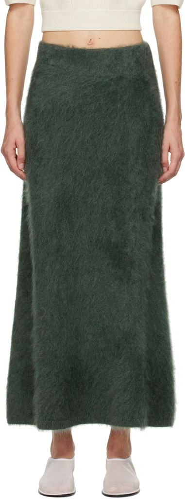 Lisa Yang Green Asta Midi Skirt 1